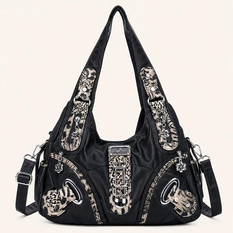 Vintage Studded Hobo Bag