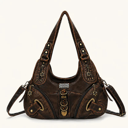 Vintage Studded Hobo Bag