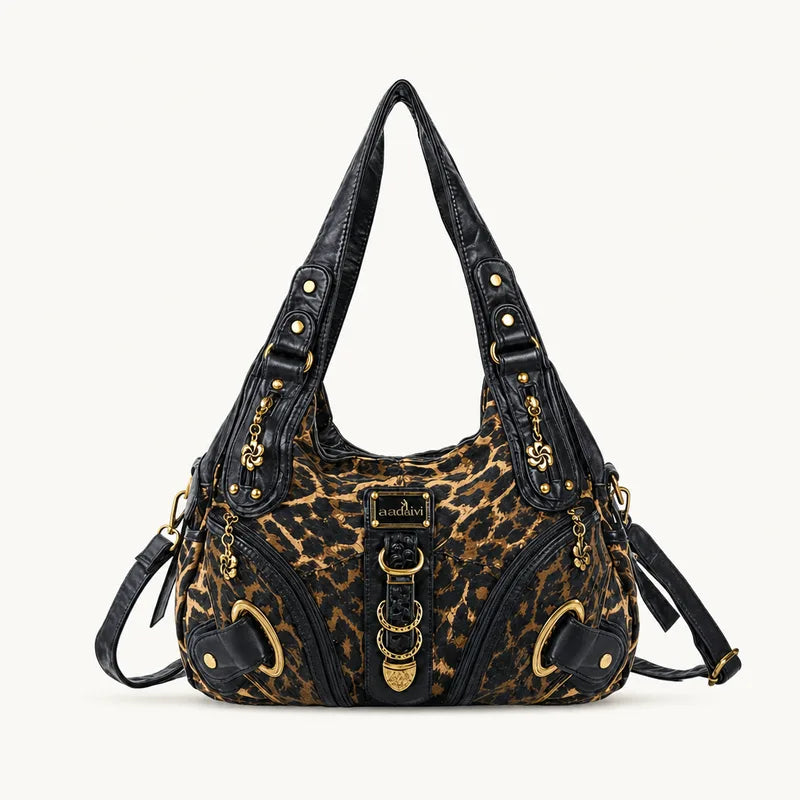 Vintage Studded Hobo Bag