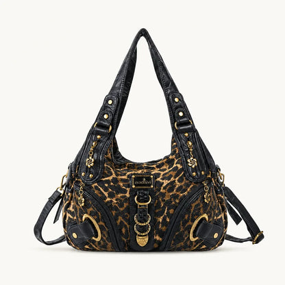 Vintage Studded Hobo Bag