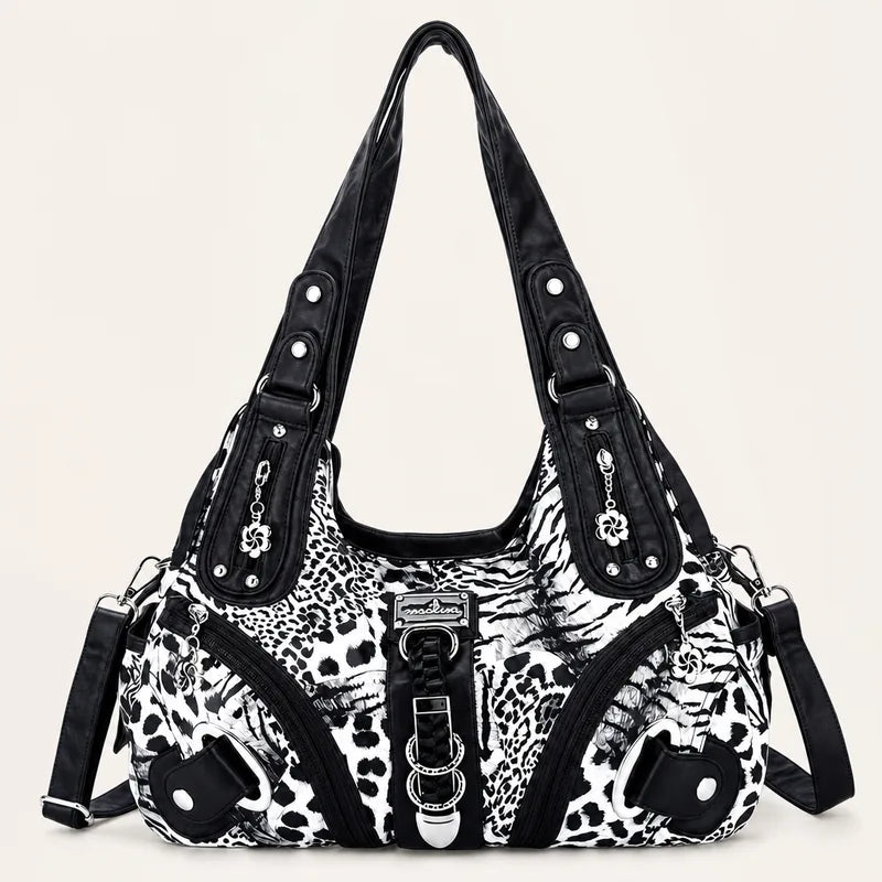 Vintage Studded Hobo Bag