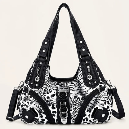 Vintage Studded Hobo Bag