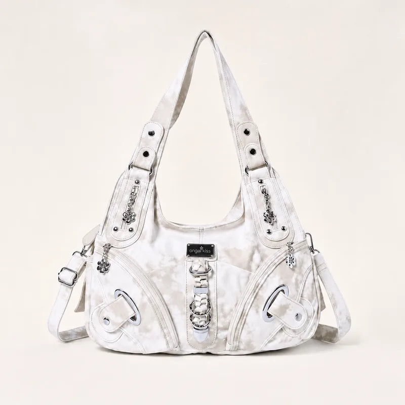 Vintage Studded Hobo Bag