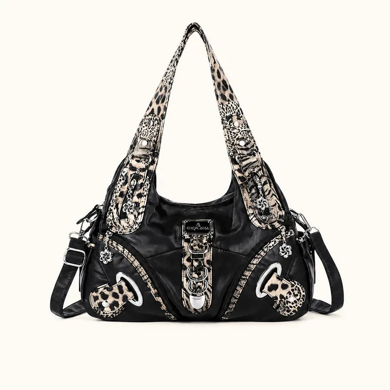 Vintage Studded Hobo Bag