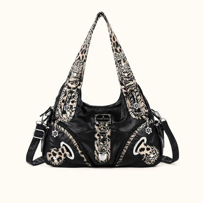 Vintage Studded Hobo Bag