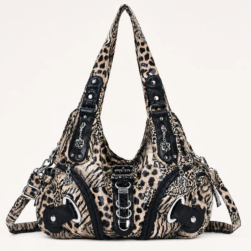 Vintage Studded Hobo Bag