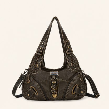 Vintage Studded Hobo Bag
