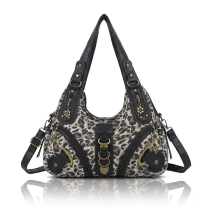Vintage Studded Hobo Bag