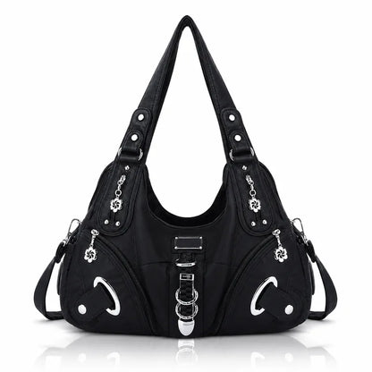 Vintage Studded Hobo Bag
