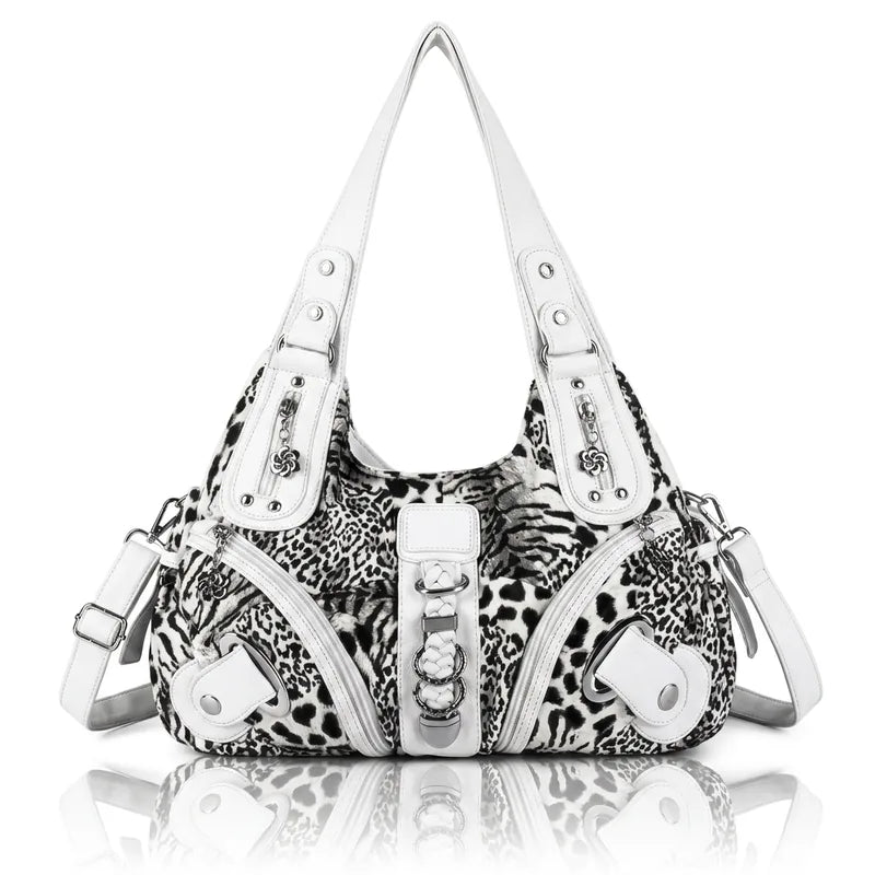 Vintage Studded Hobo Bag