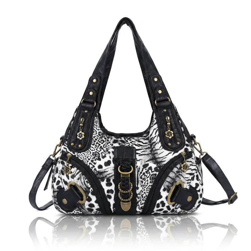 Vintage Studded Hobo Bag