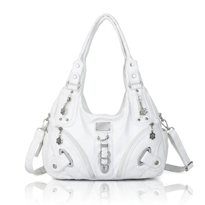 Vintage Studded Hobo Bag