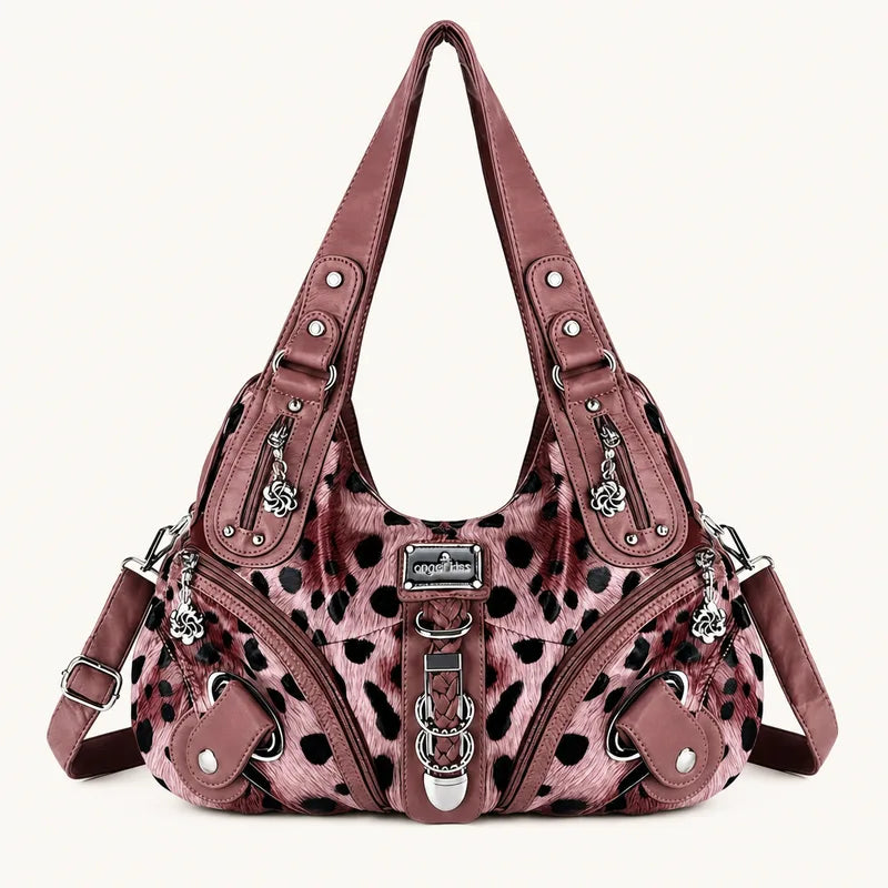 Vintage Studded Hobo Bag