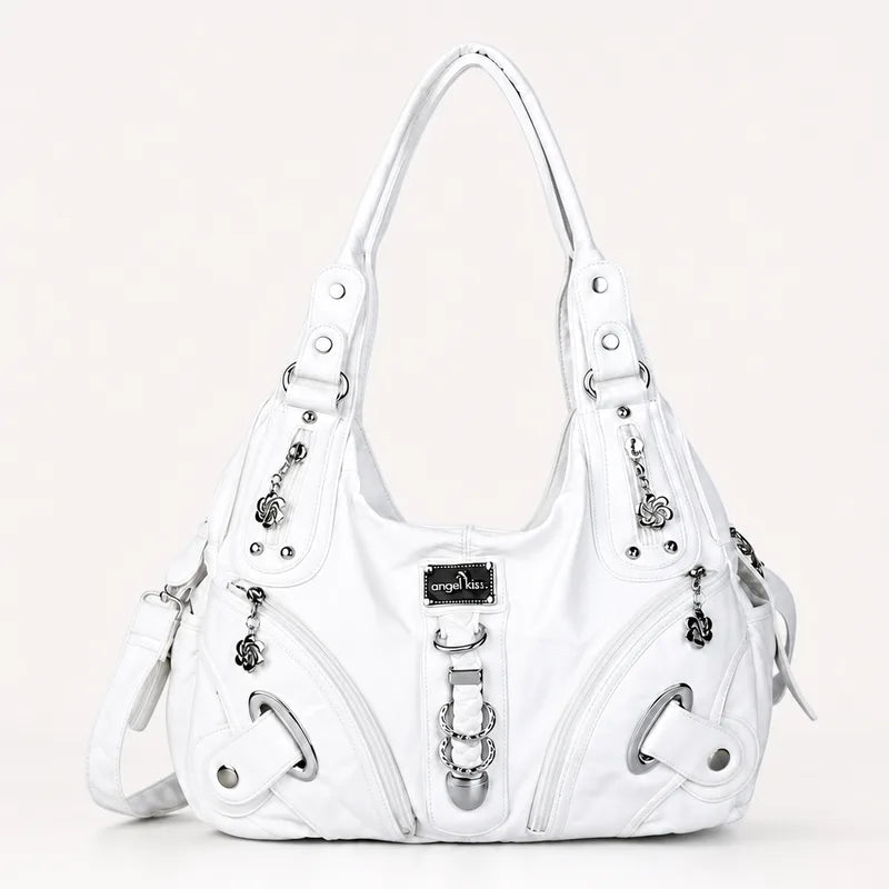 Vintage Studded Hobo Bag