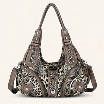 Vintage Studded Hobo Bag