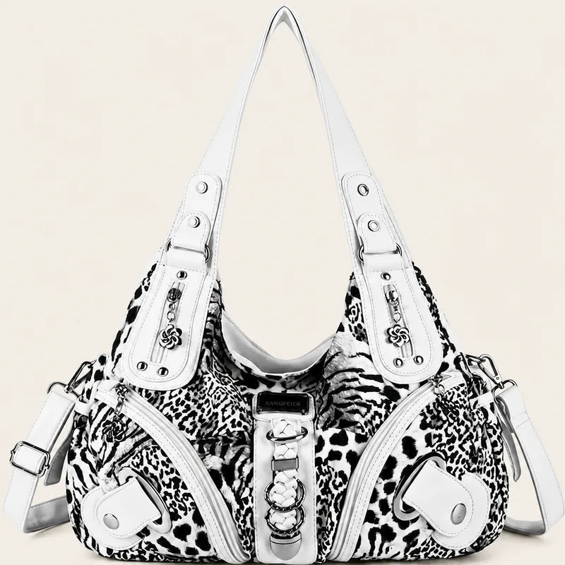 Vintage Studded Hobo Bag